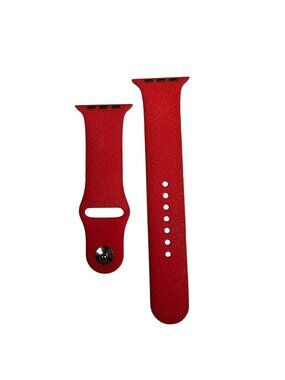 Air Jordan Apple Watch Textured Silicone Sport Band (42mm/44/46/49) Red